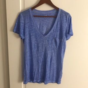 J Crew Linen T-Shirt